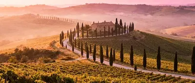 Tuscany — rolling hills, stone farmhouses, and slow afternoons